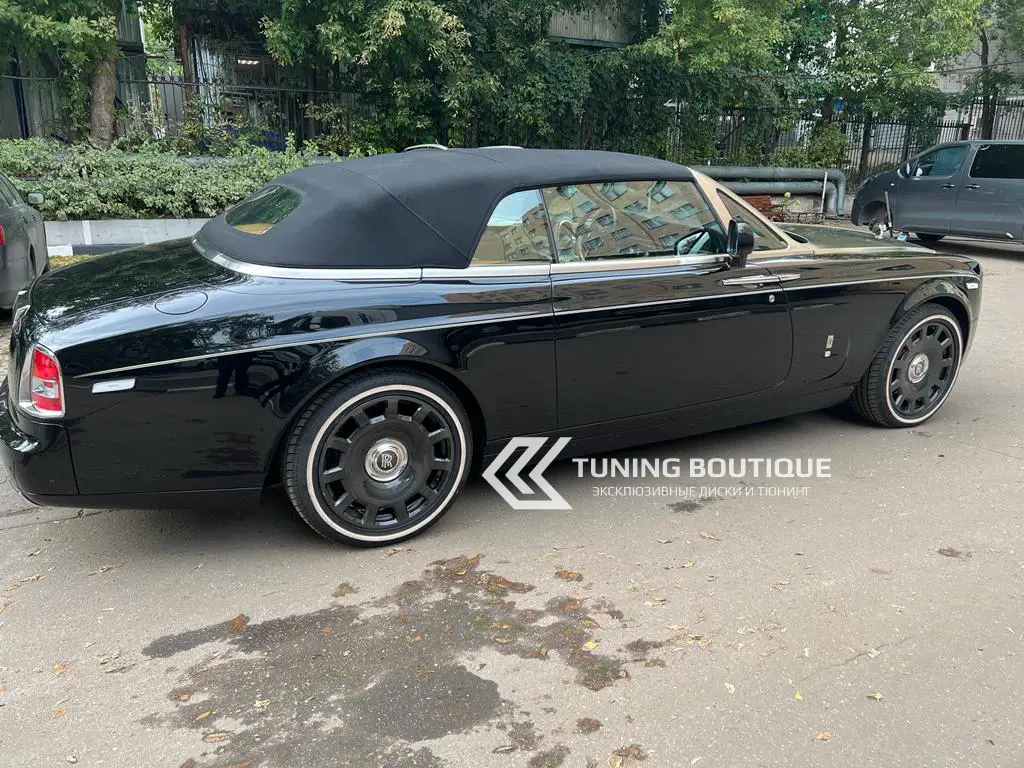 Rolls Royce Phantom на 22" кованых дисках нашего производства фото 2